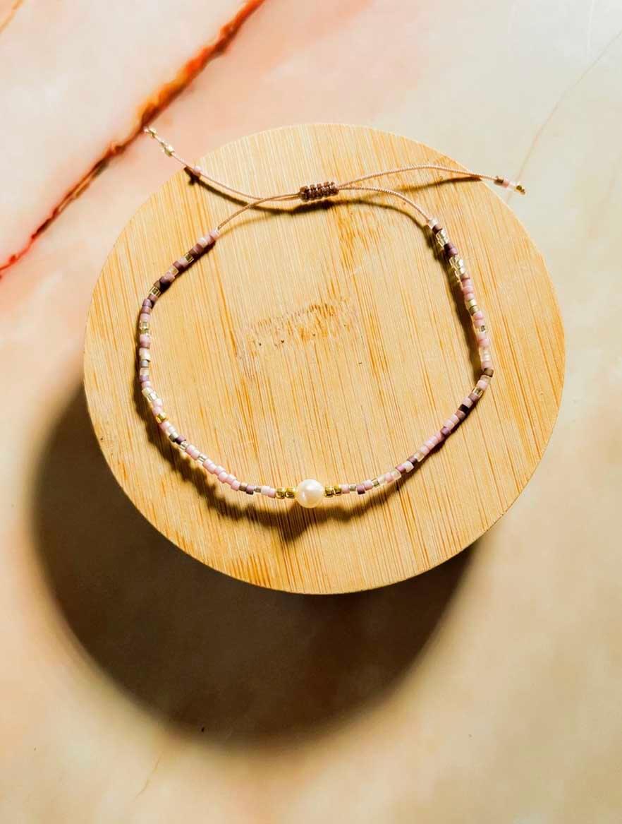 Gem & Seed Large Bead Bracelet - Image 6