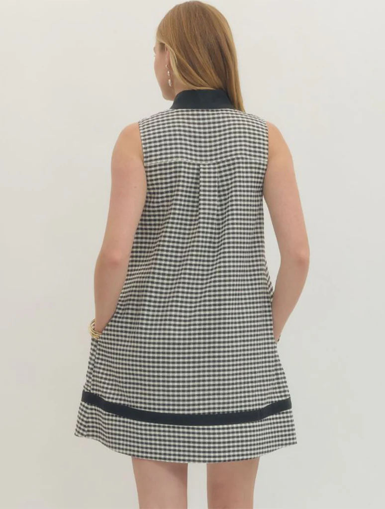 Gingham Dress With Pockets - Image 3