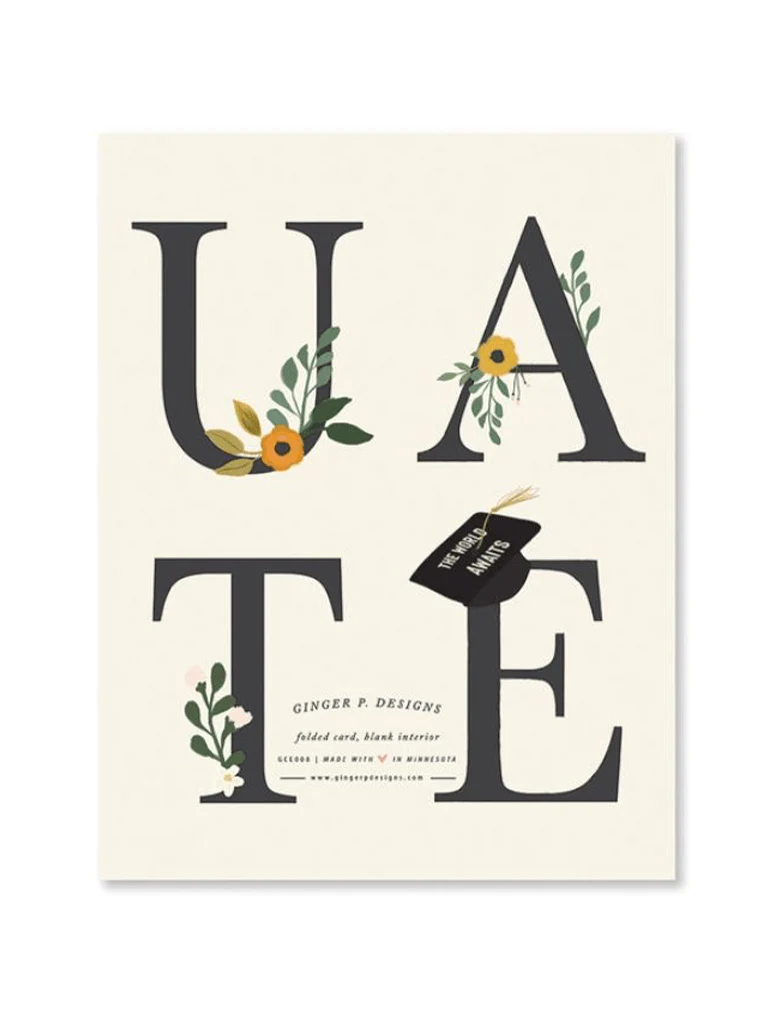 Grad Floral Greeting Card - Image 2
