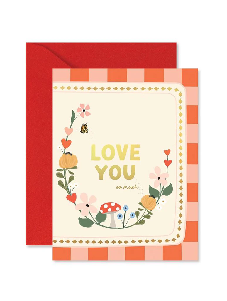 Groovy Love Greeting Card