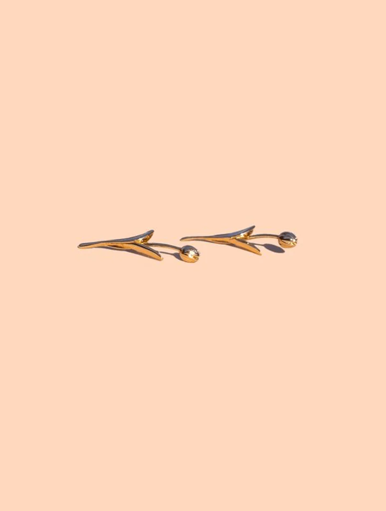 Holland Tulip Fortune Earrings - Image 2