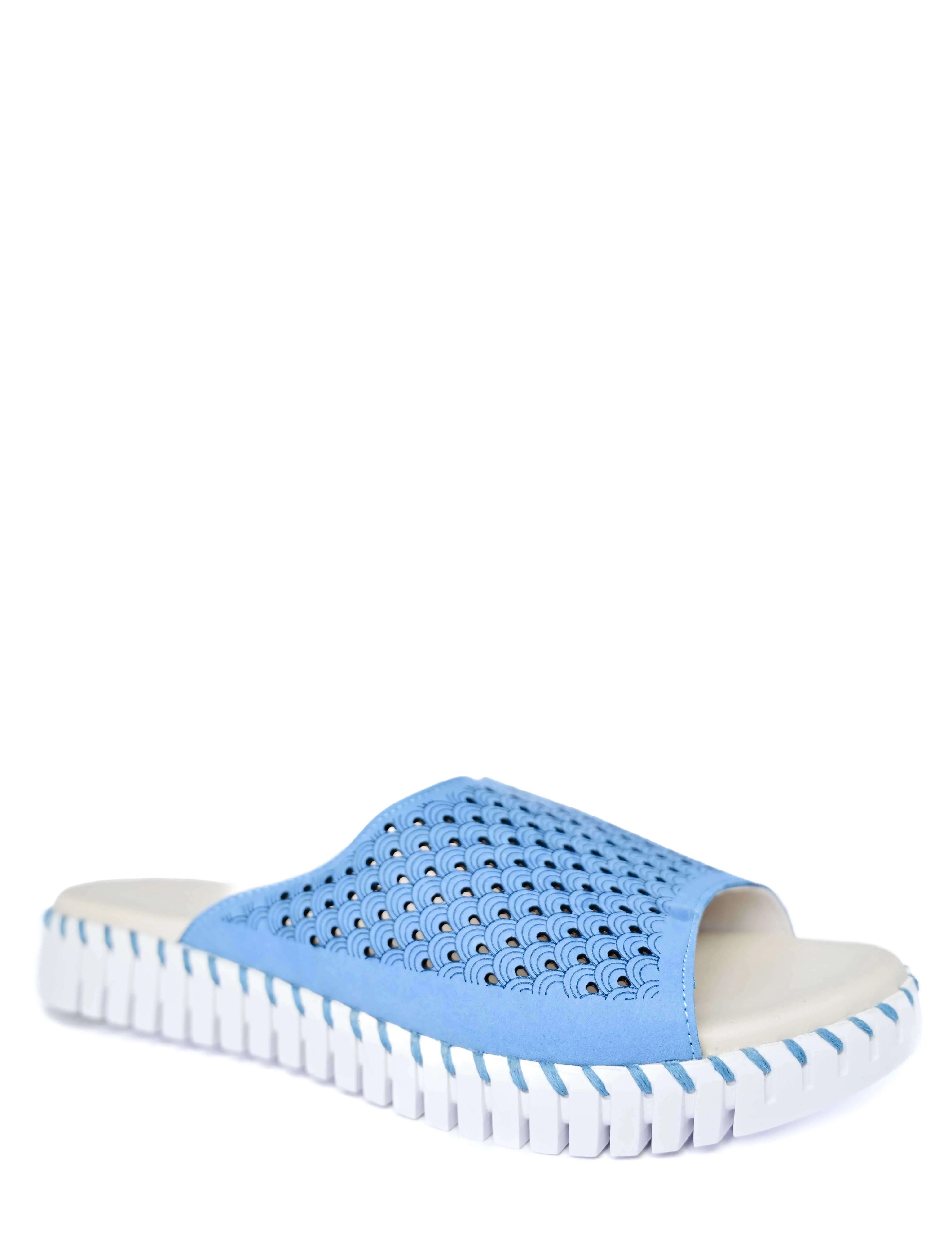 Ilse Jacobsen Tulip 1375 Perforated Open-Toe Flat Sandal (Final Sale)* - Image 2