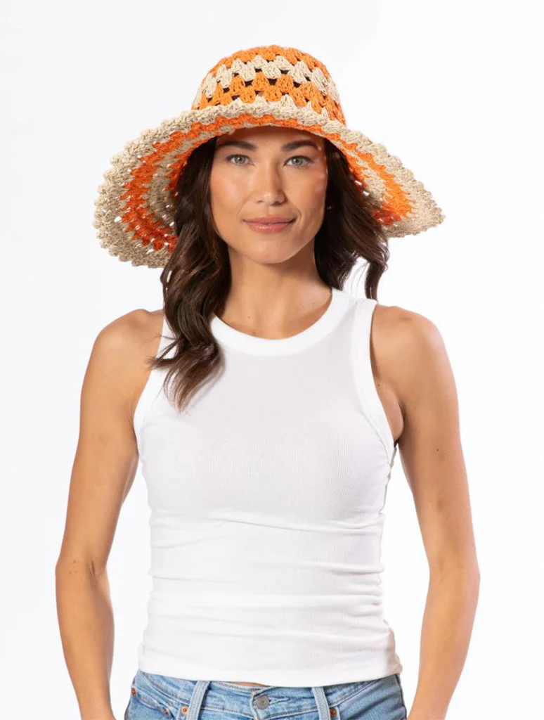 Julep Crochet Floppy Brim Hat