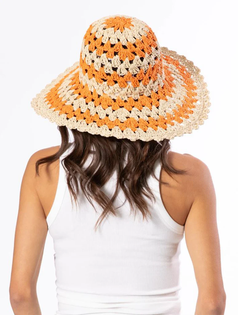 Julep Crochet Floppy Brim Hat - Image 3