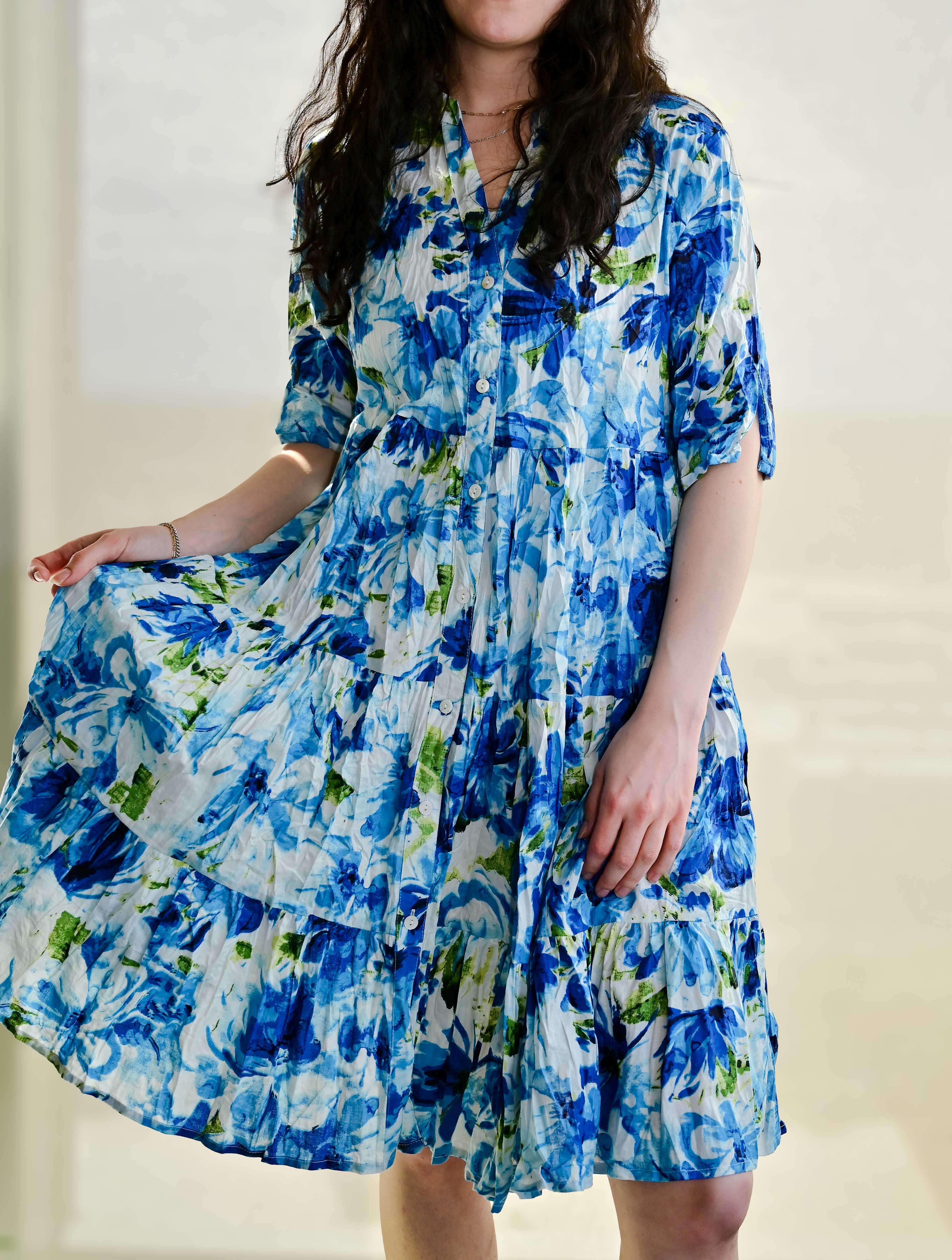 July Short Sleeve Babydoll Dress - Image 4