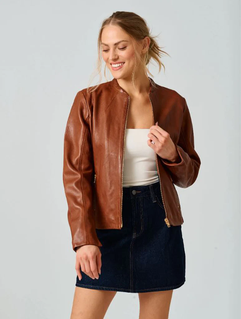 Katharina Classic Gold Zip Jacket - Image 2