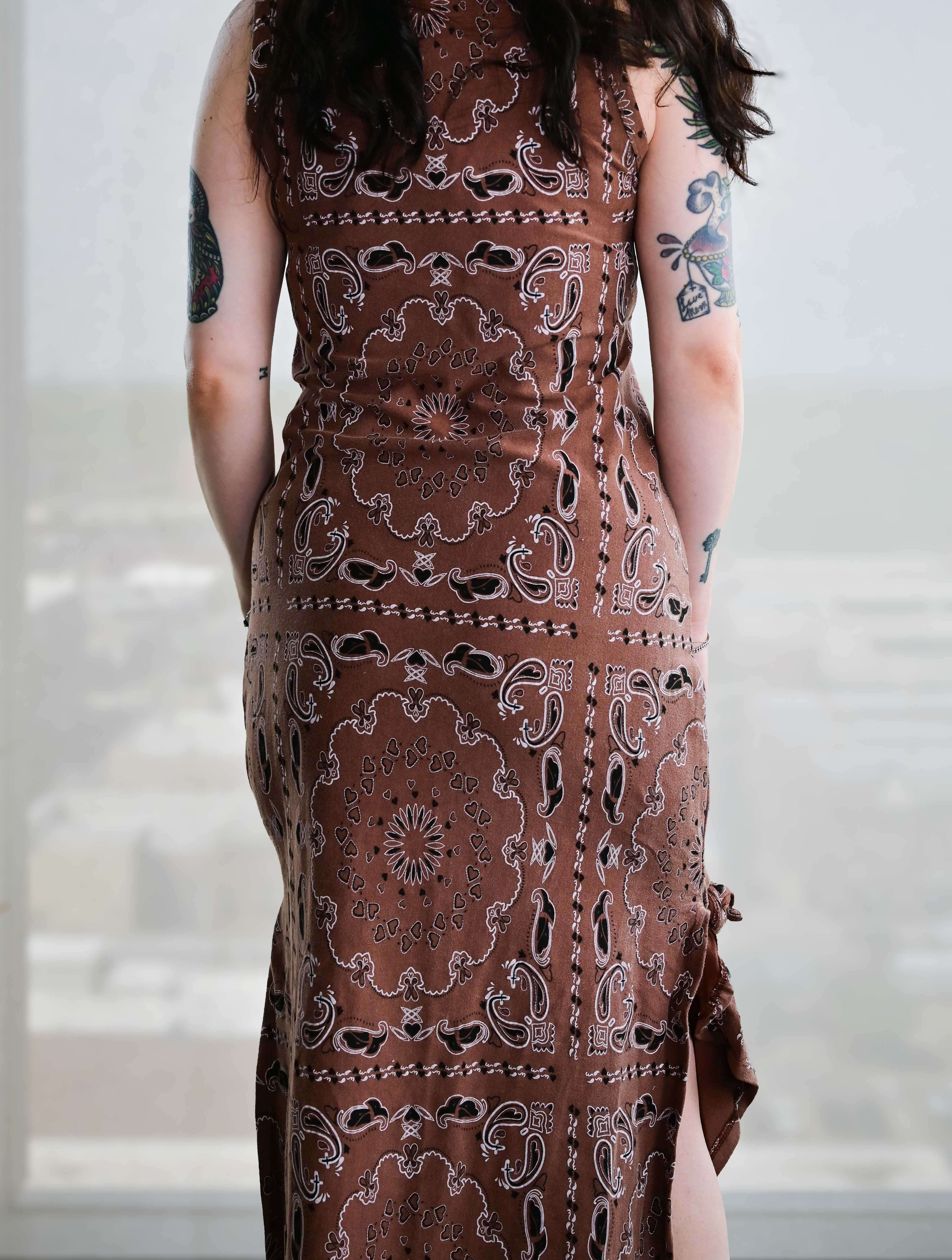 Kiki Sleeveless Knotted Maxi Dress - Image 4