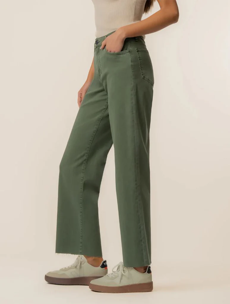 Kut From The Kloth Charlotte High Rise Wide Leg With Raw Hem - Image 2