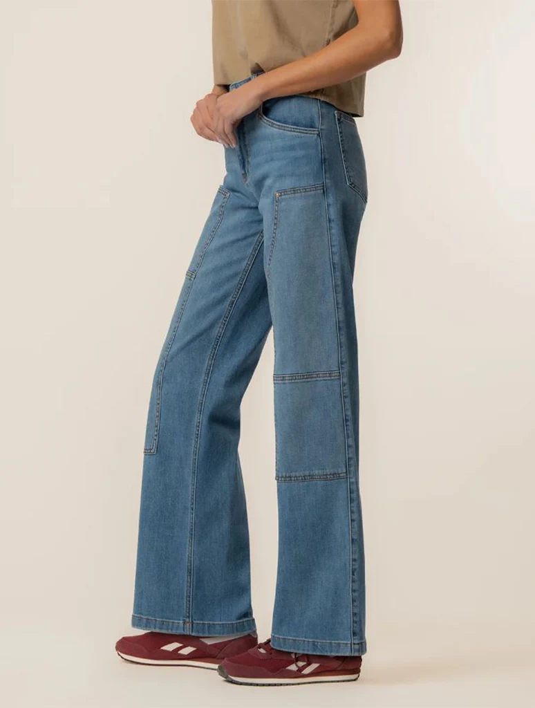 Kut From The Kloth Jodi High Rise Straight Leg Jean With Front Panels - Image 2