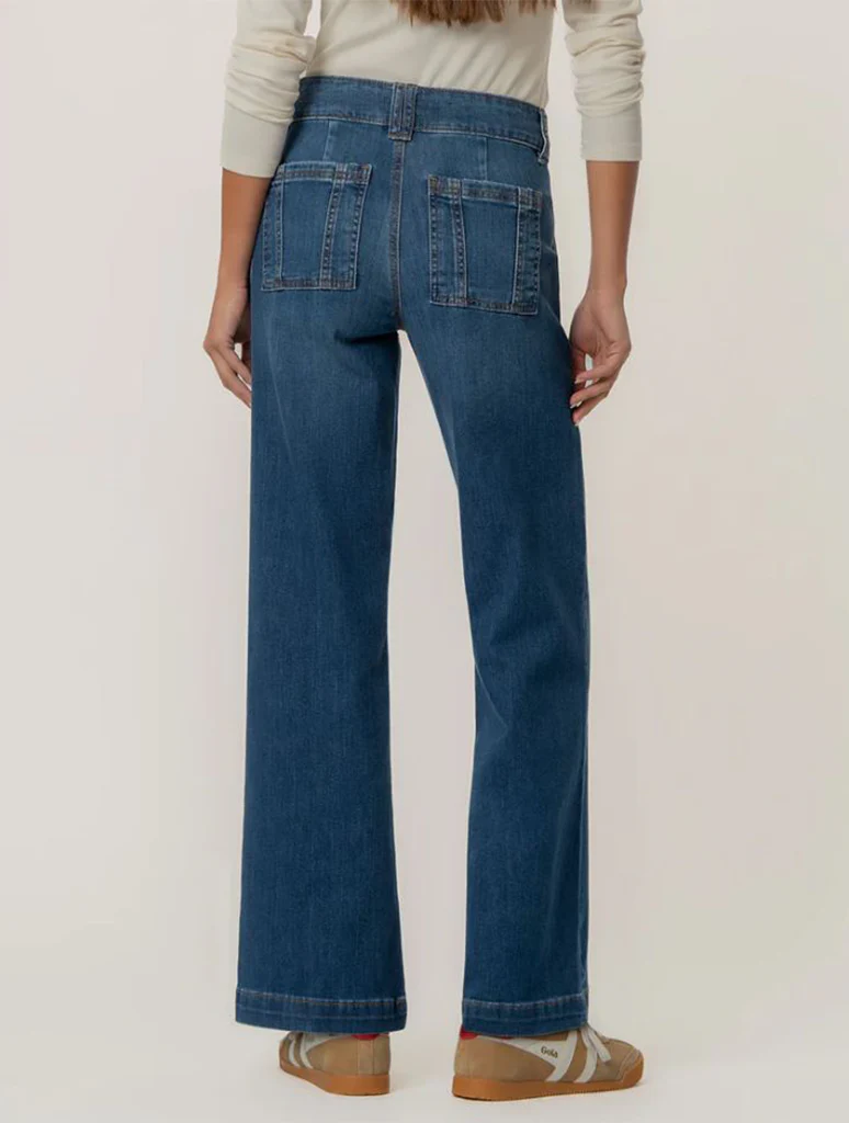Kut From The Kloth Jodi High Rise Straight Leg with Porkchop Pockets - Image 3