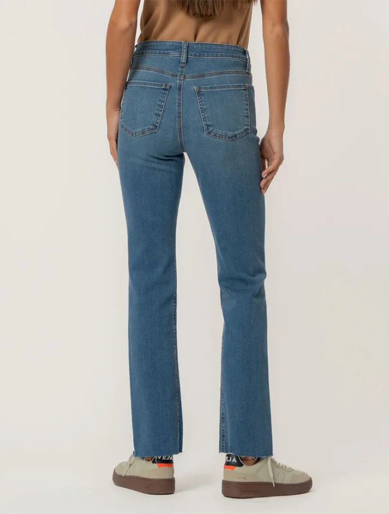 Kut From The Kloth Kelly High Rise Fab Ab Kick Flare Inset Leg - Image 3