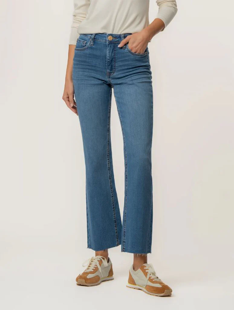 Kut From The Kloth Kelsey High Rise Fab Ab Ankle Flare Jean