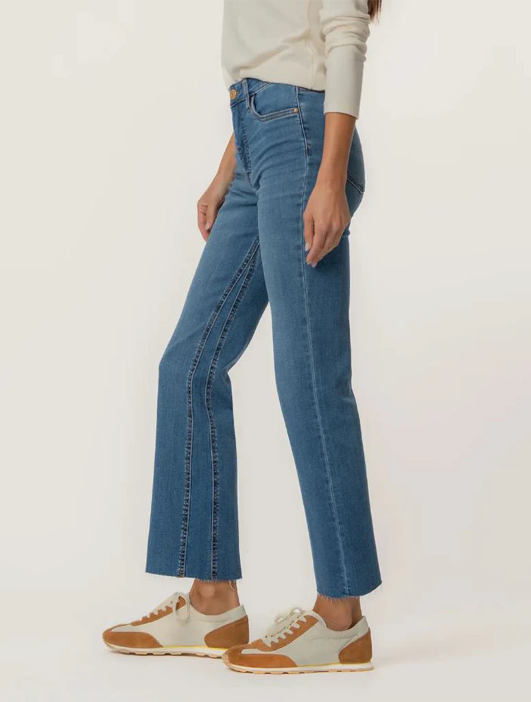 Kut From The Kloth Kelsey High Rise Fab Ab Ankle Flare Jean - Image 2