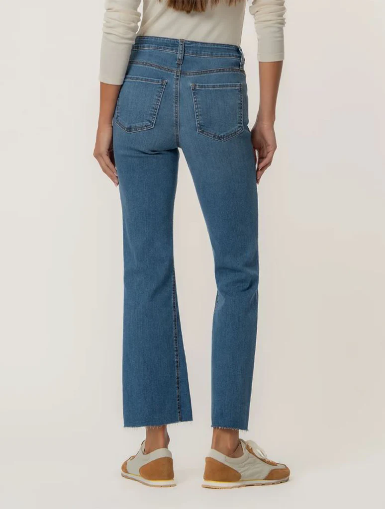 Kut From The Kloth Kelsey High Rise Fab Ab Ankle Flare Jean - Image 3