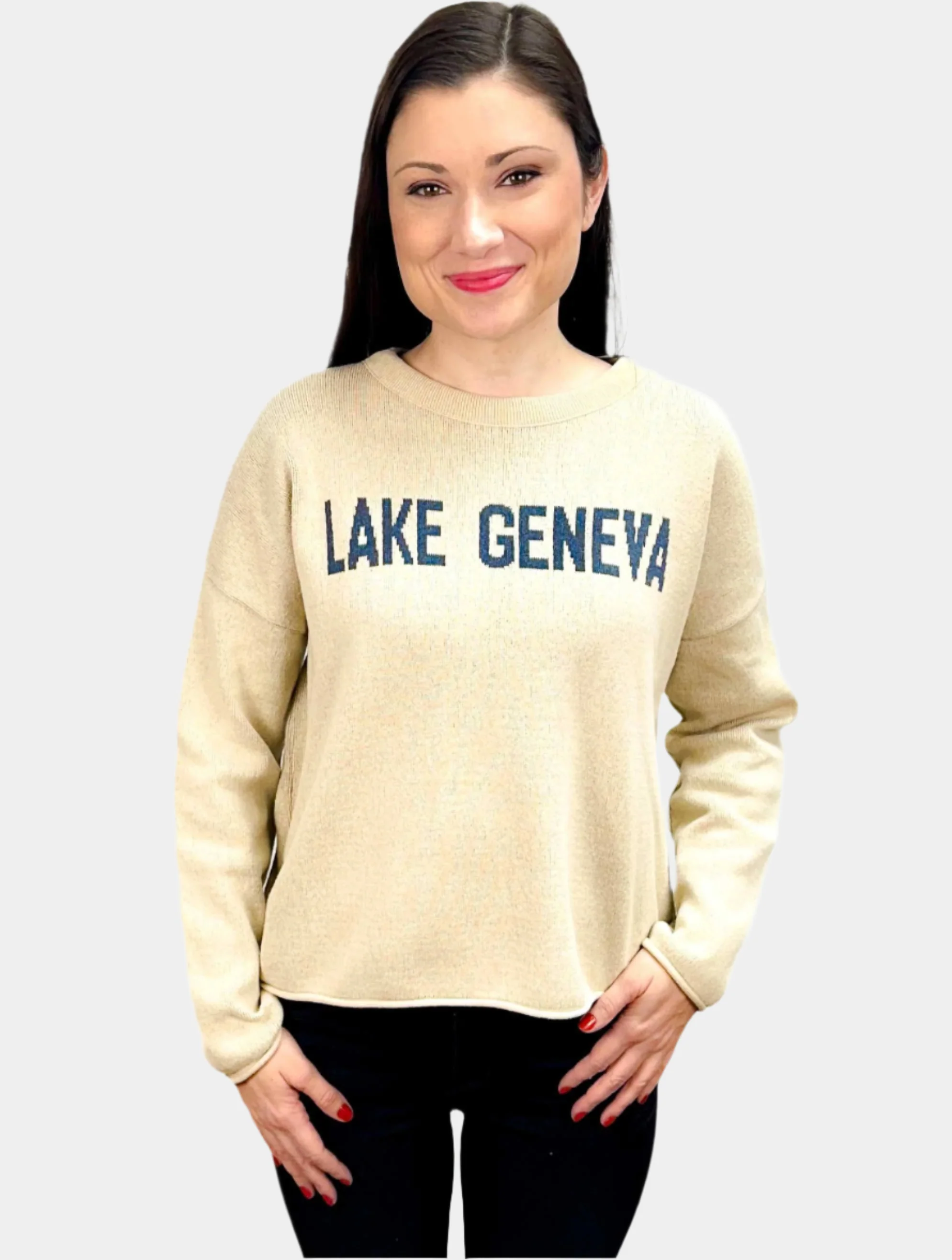 "Lake Geneva" Boxy Sweater - Image 3