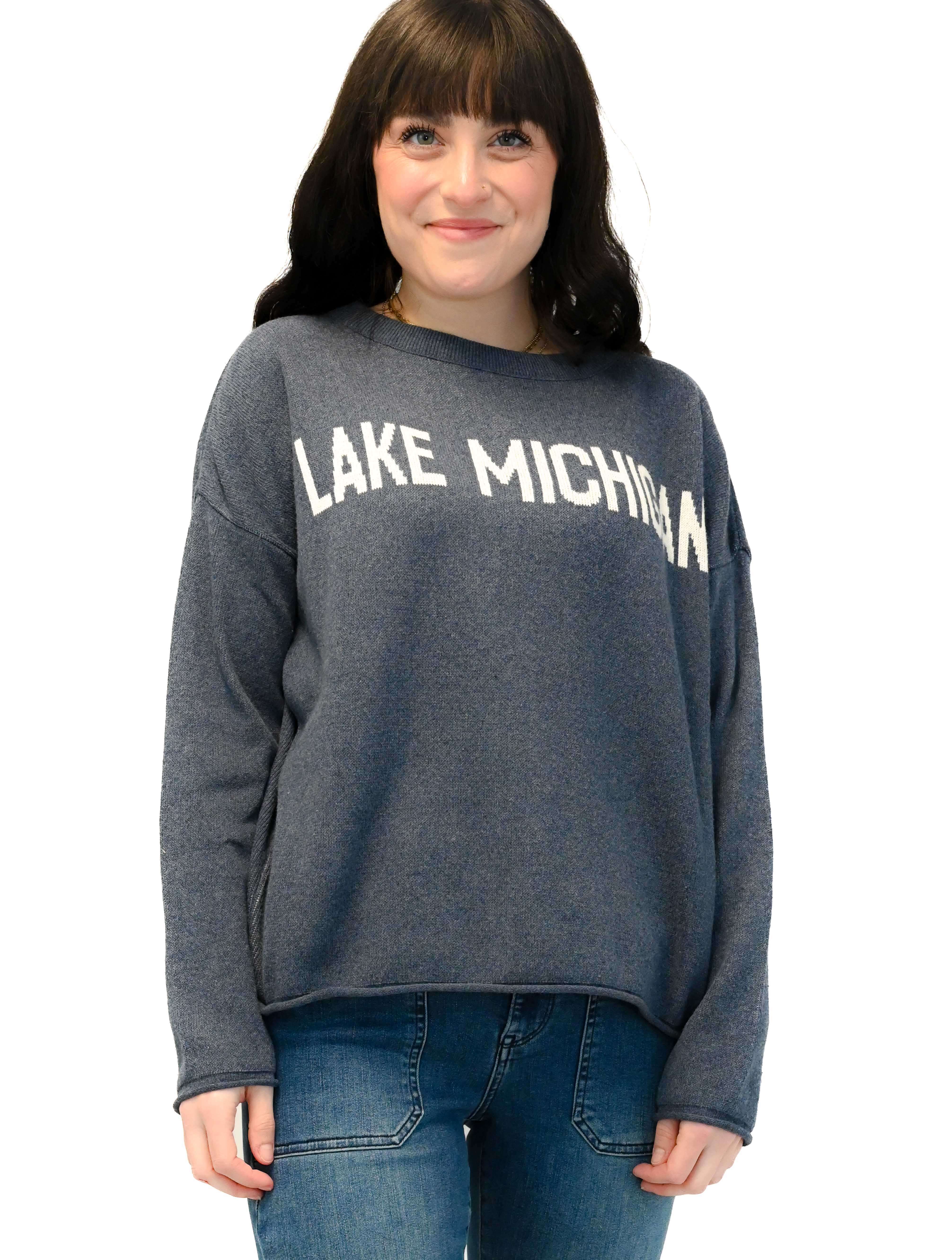 "Lake Michigan" Boxy Sweater - Image 4