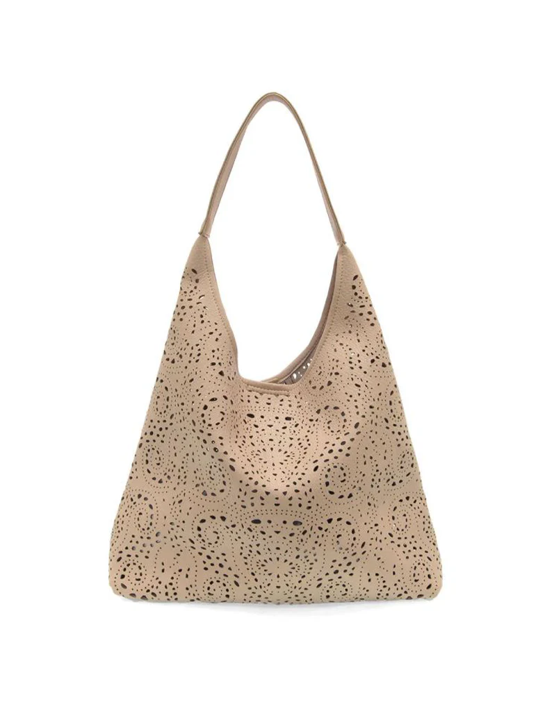 Lazer Cut Eyelet Hobo - Image 3