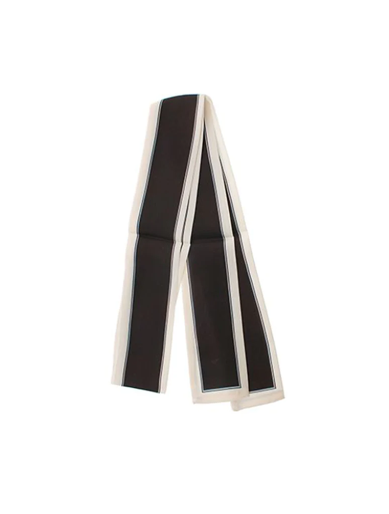 Line Border Narrow Scarf - Image 3