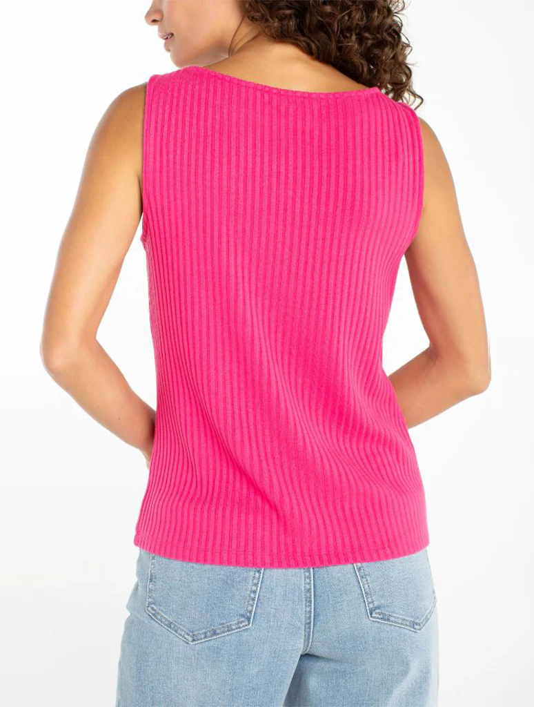 Liverpool Sleeveless High Boatneck Knit Top - Image 2