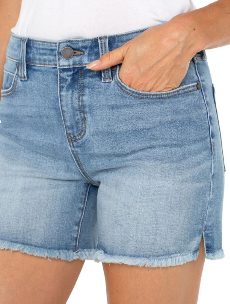 Liverpool Vickie Fray Hem Short - Image 3