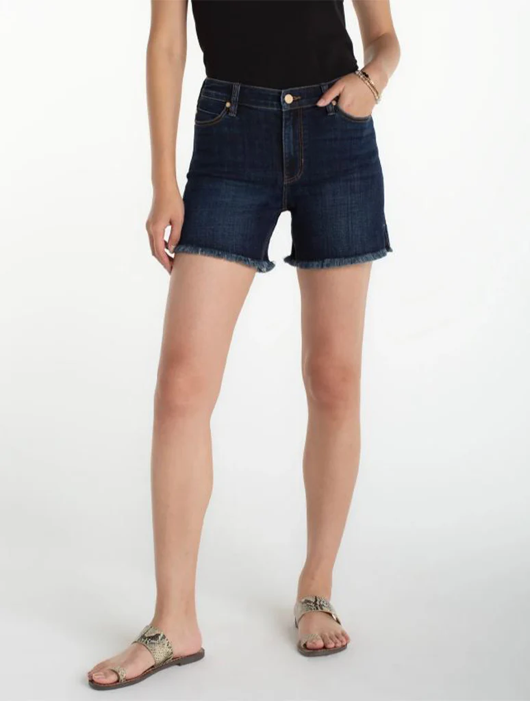Liverpool Vickie Fray Hem Short