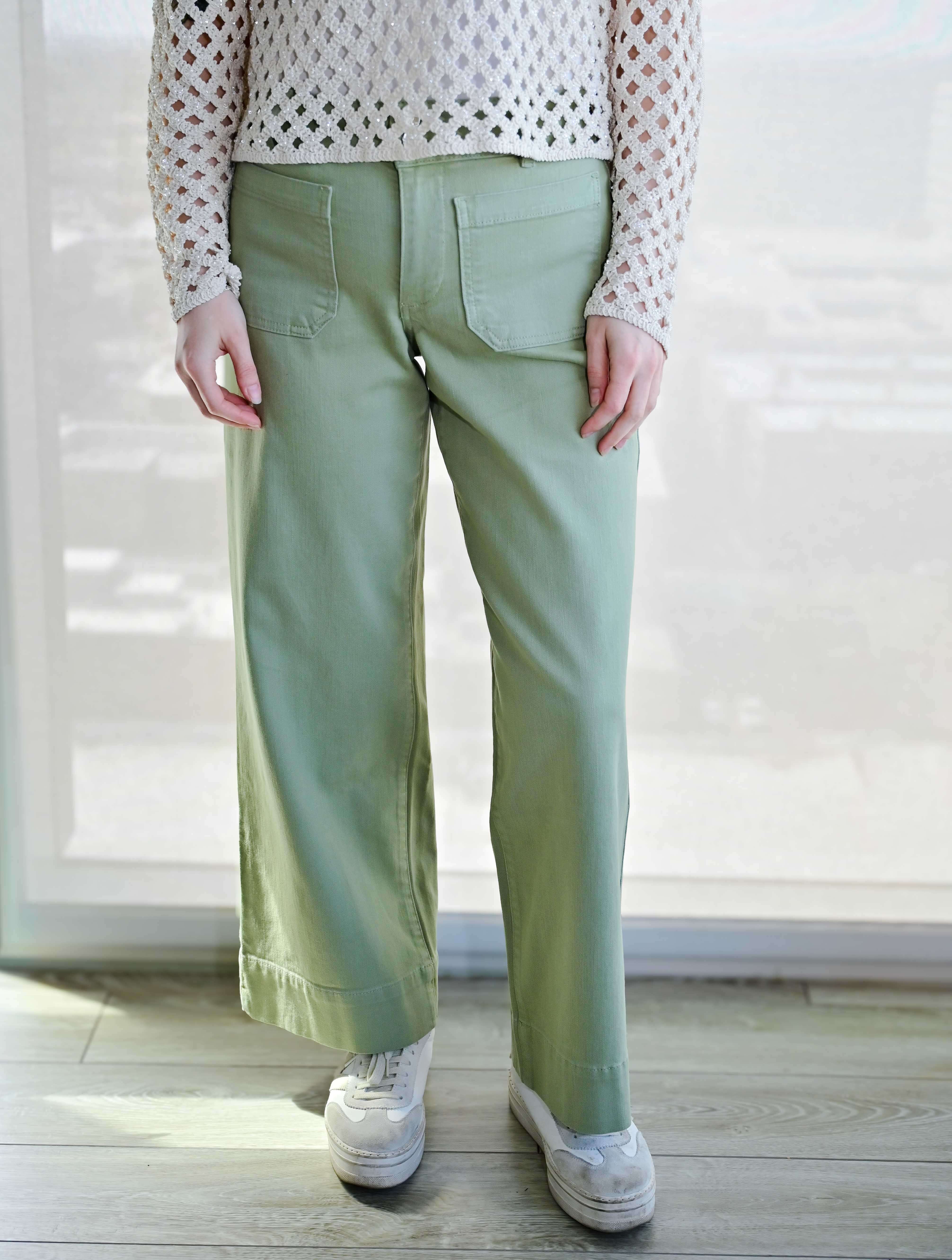 Lola Denim Colette High Rise Wide Leg Jeans