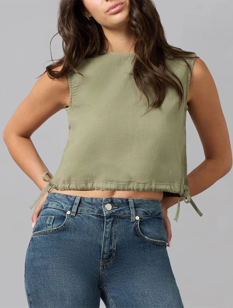Lola Denim Liel Cotton Twill Top