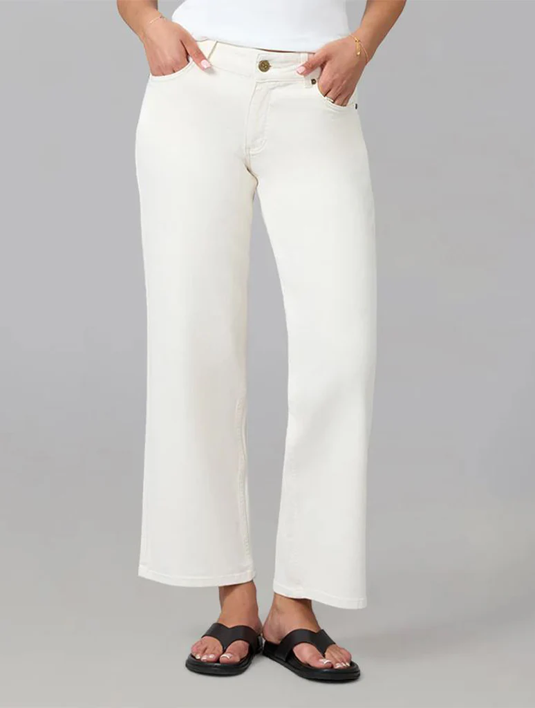 Lola Denim Miro Mid Riser Straight Jeans