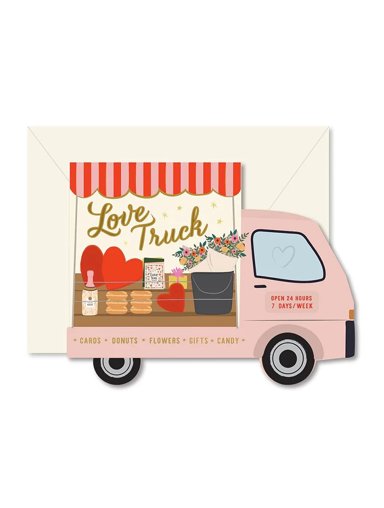 Love Truck Greeting Card
