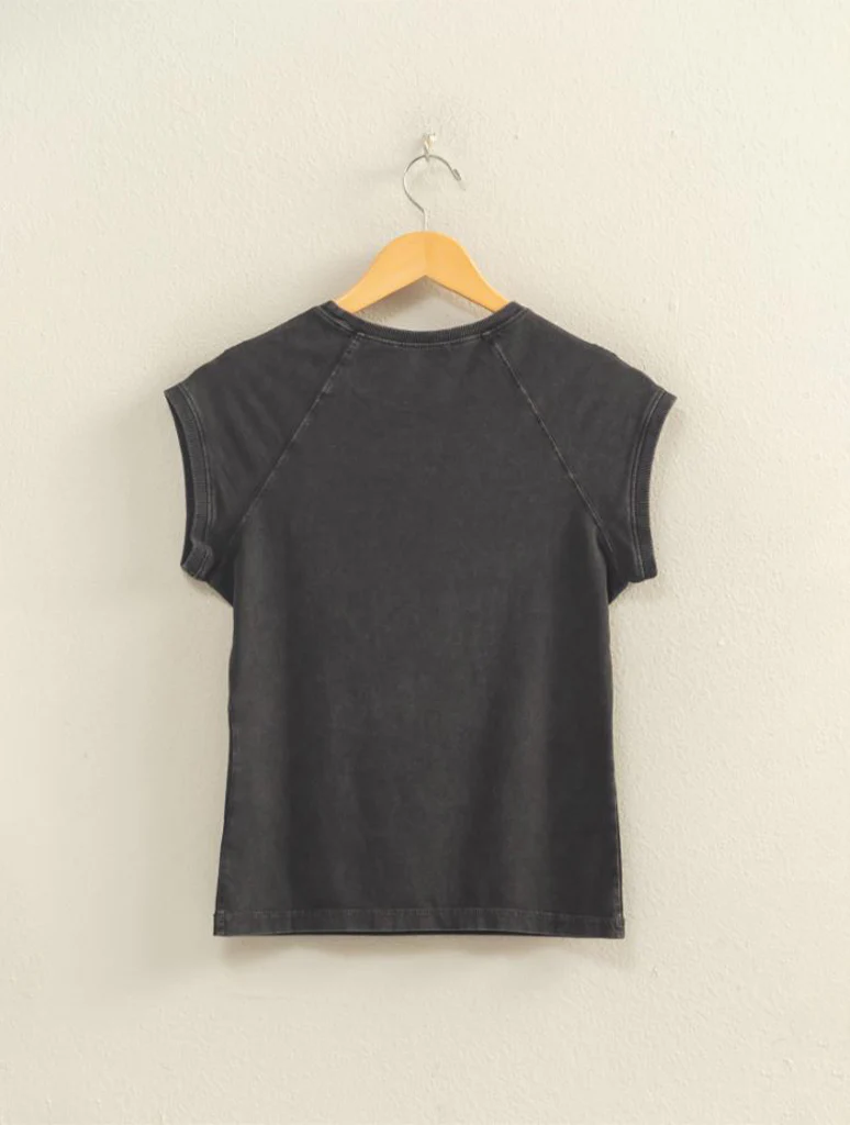 Mineral Wash Raglan Short Sleeve Tee - Image 4
