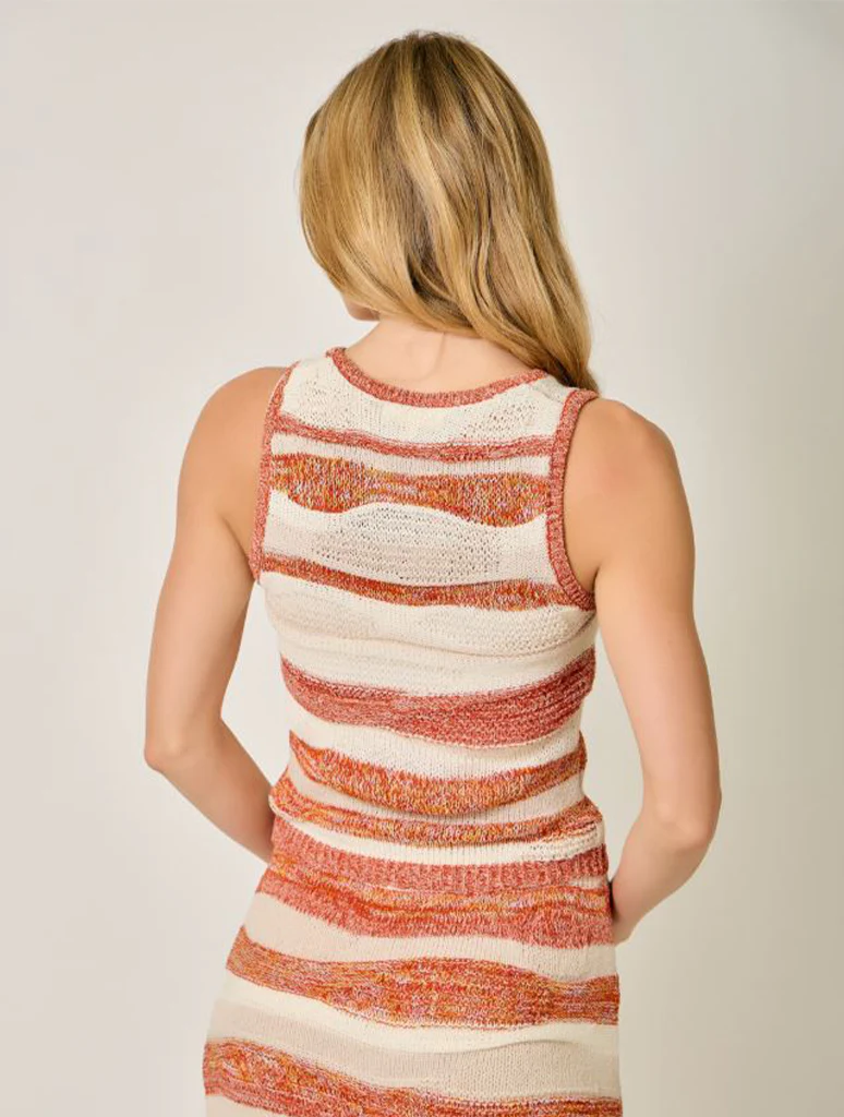Multi Stripe Sweater Tank - Image 3