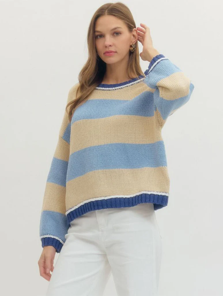 Multicolor Stripe Sweater