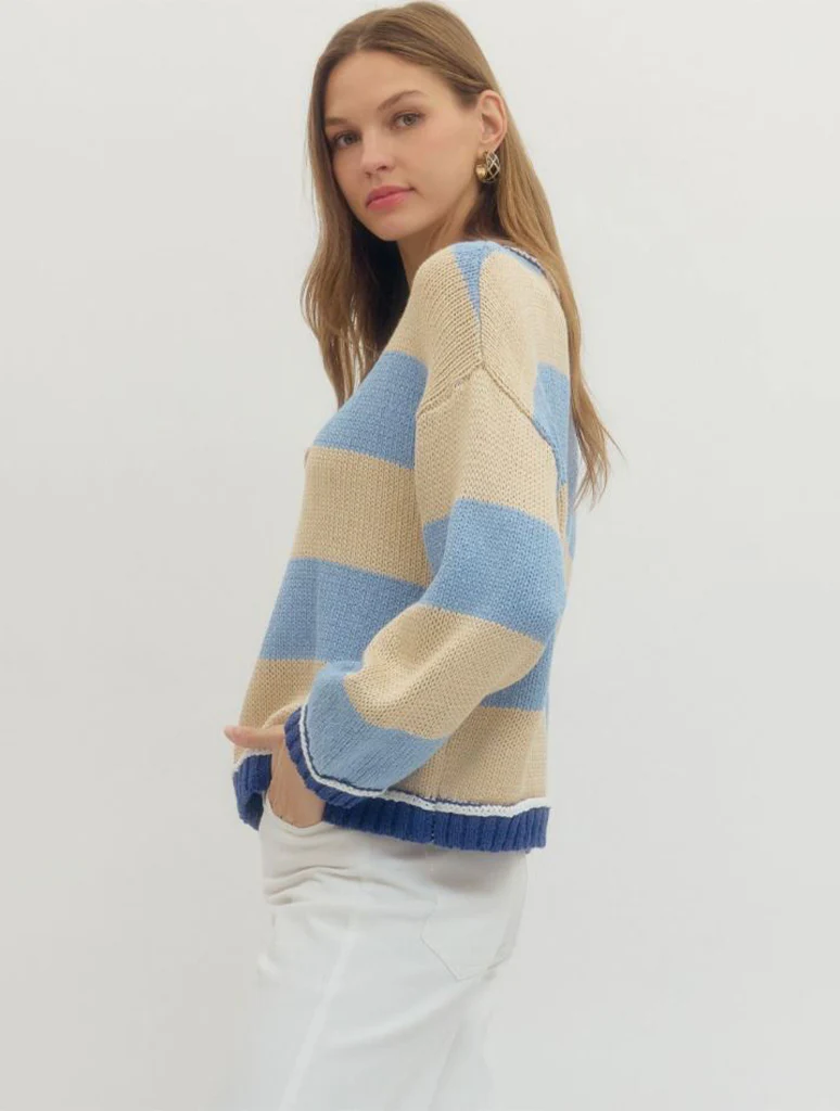 Multicolor Stripe Sweater - Image 2