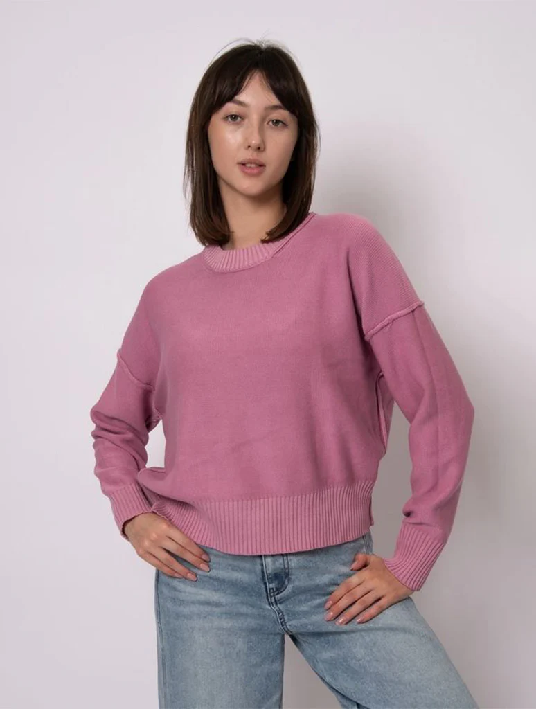 Nelkin Long Sleeve Crew Neck Pull Over