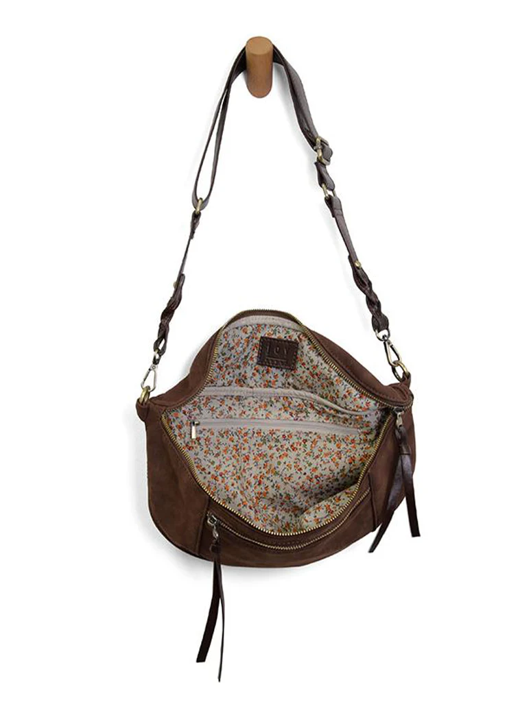 Nina Faux Suede Sling Bag - Image 3