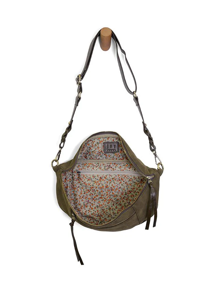 Nina Faux Suede Sling Bag - Image 6