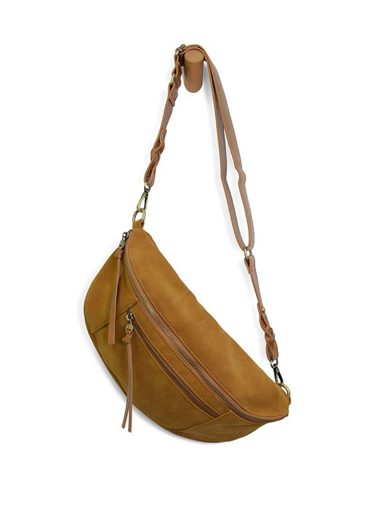 Nina Faux Suede Sling Bag - Image 7