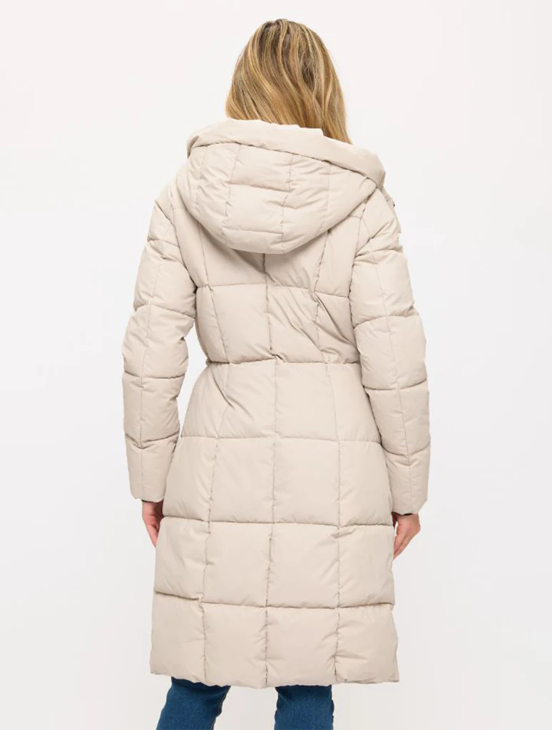 Nordic Luxe Hooded Puffer Coat - Image 6