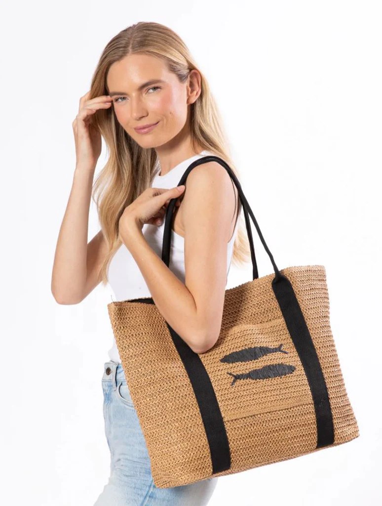 Pesce Crochet Paper Tote