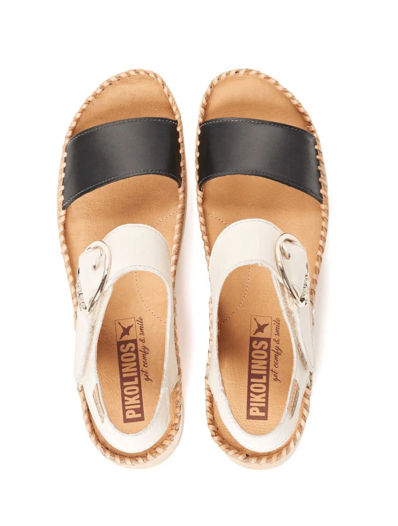 Pikolinos Marina Sandal in Black - Image 4