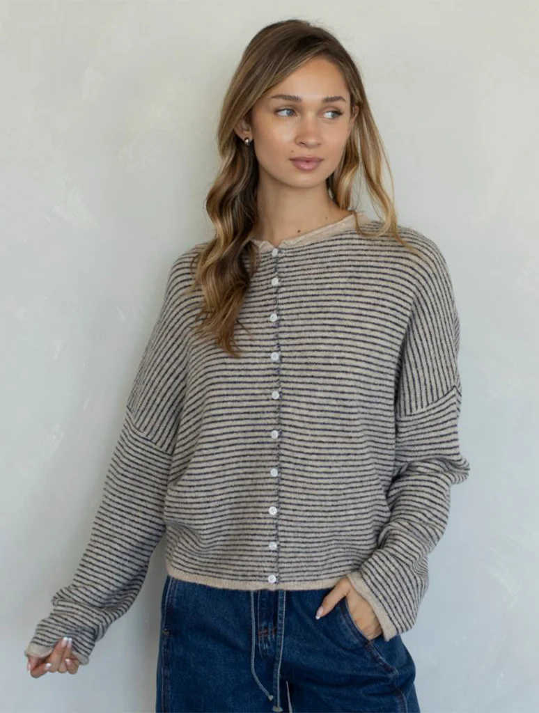 Pin Stripe Cardigan