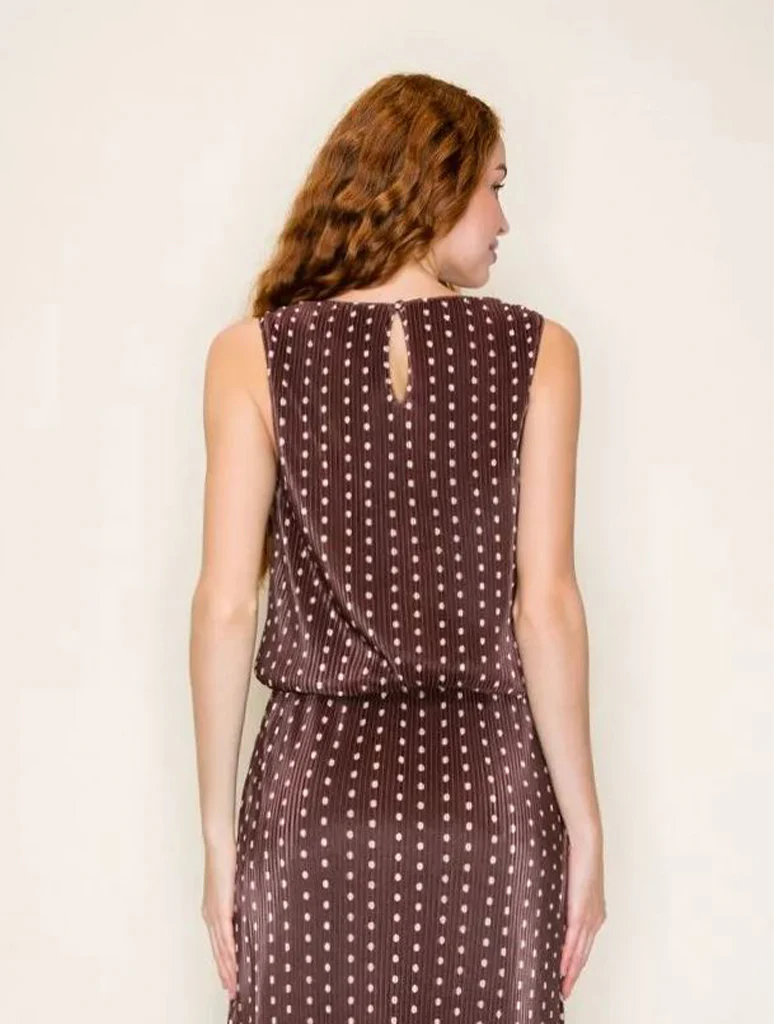 Polkadot Plissé Bubble Top - Image 3