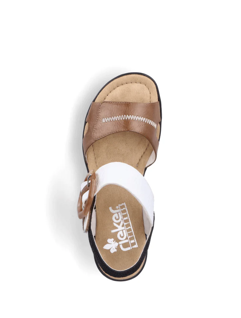 Rieker Rose 68176-64 Wedge Sandal - Image 4