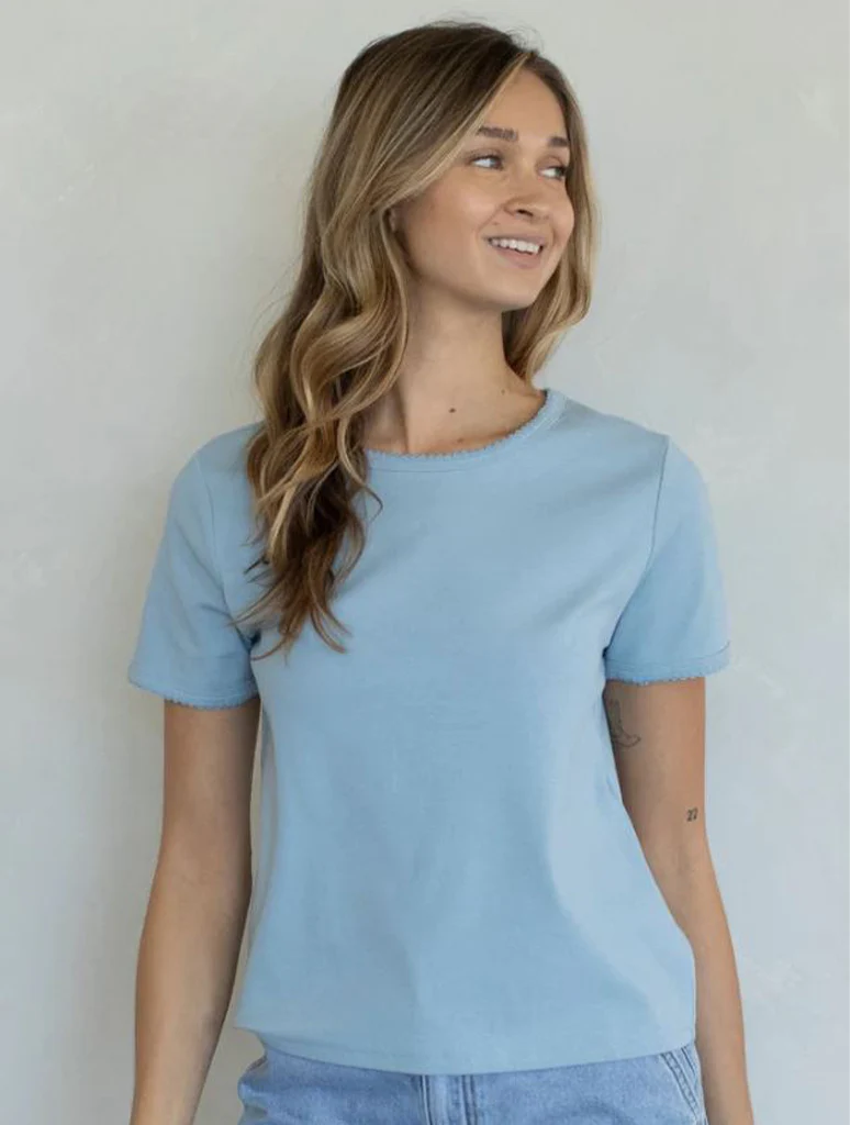 Scallop Edge T-Shirt - Image 2