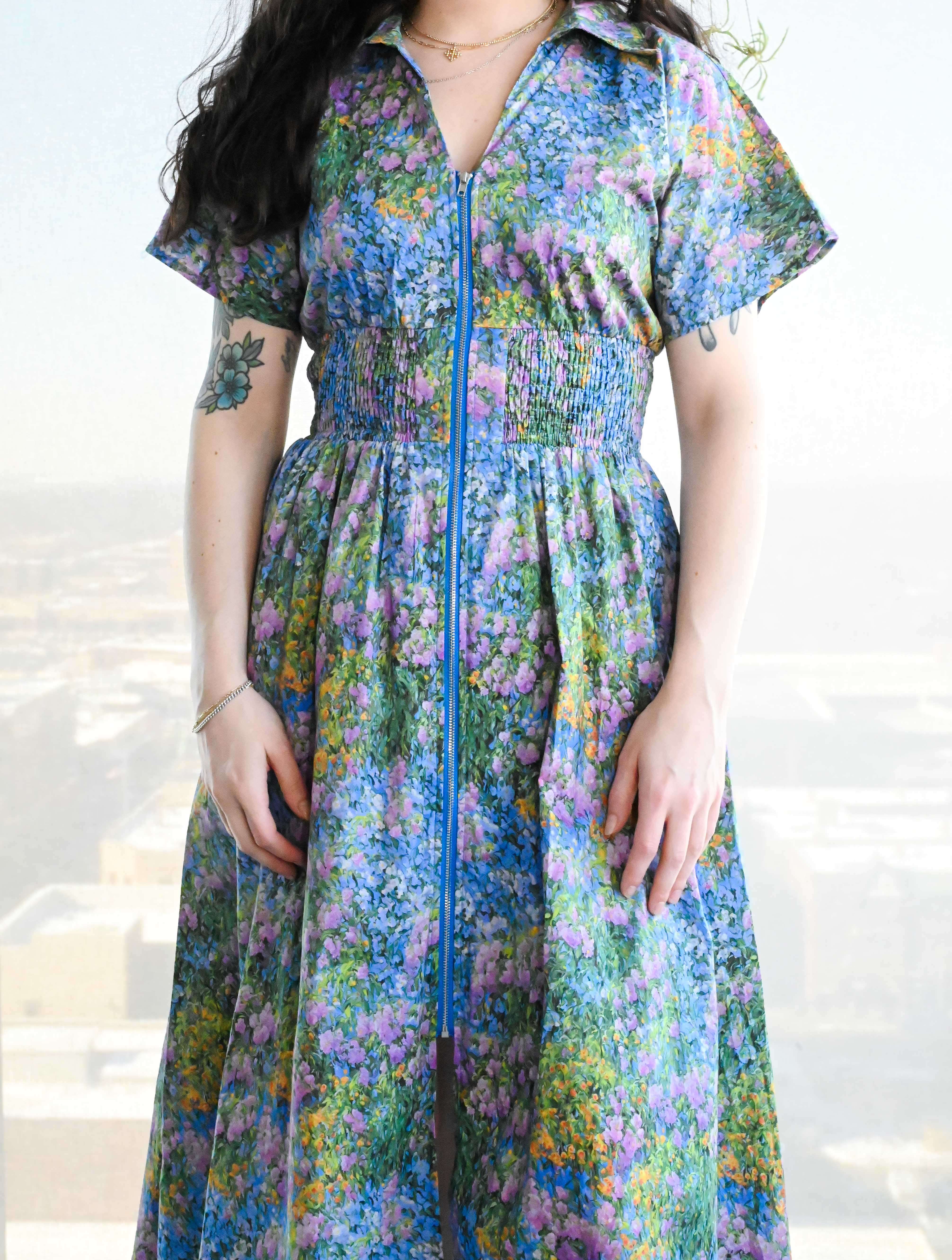 Short Sleeve Midi Dress - Image 3