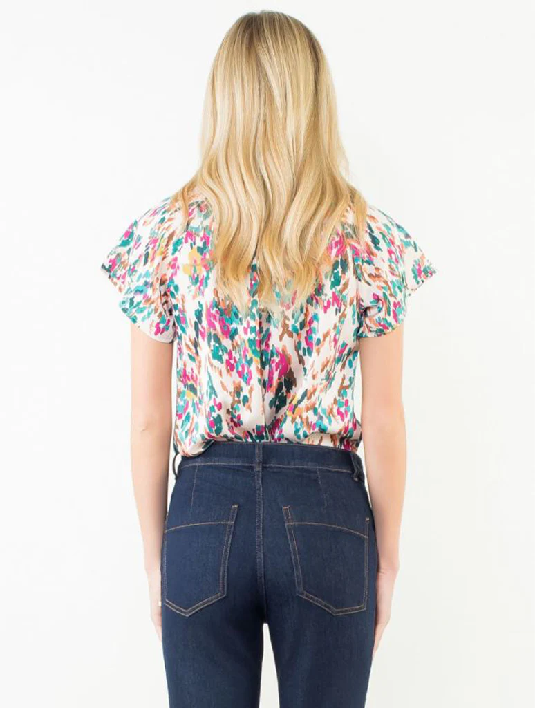 Short Sleeve Print Top - Image 3