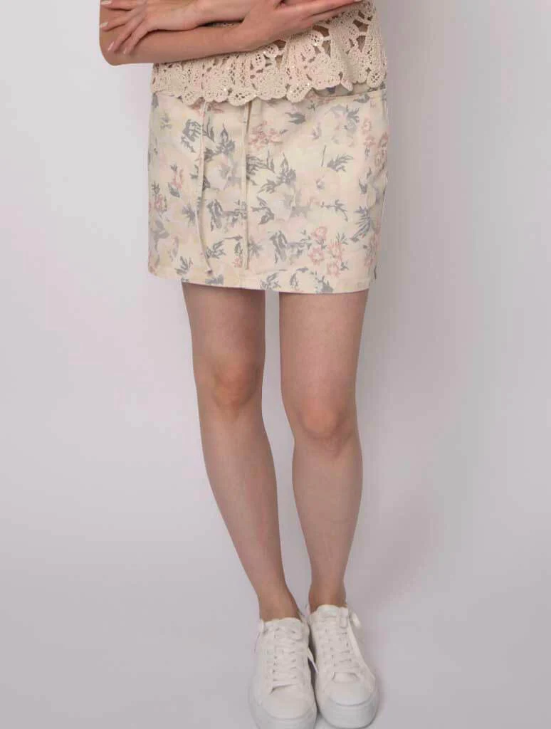 Skie Stretch Twill Mini Skirt