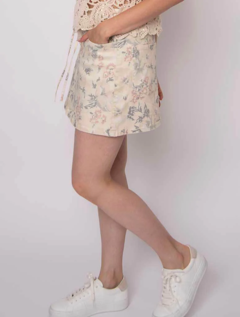 Skie Stretch Twill Mini Skirt - Image 3