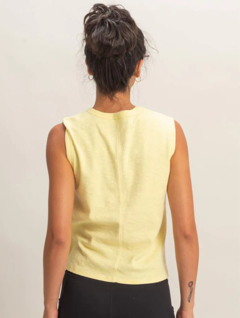 Sleeveless Cotton Top with Pocket - Image 6
