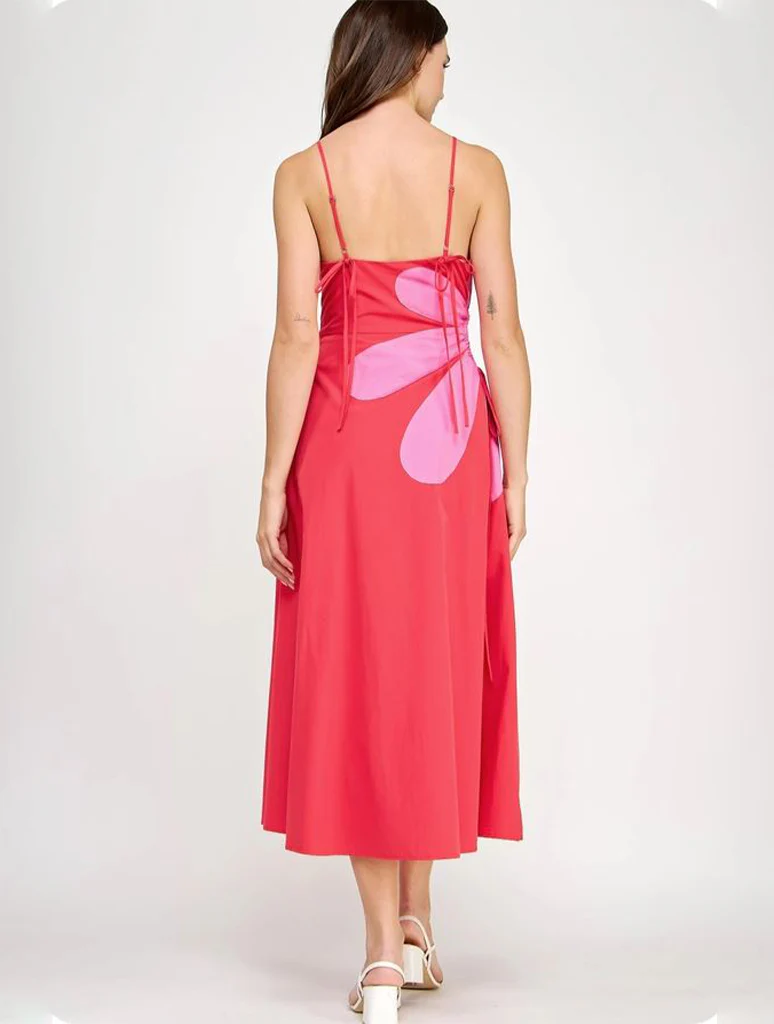 Sleeveless Side Cut-Out Long Dress - Image 3